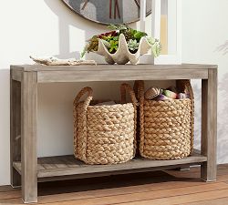 Indio Eucalyptus Rectangular Outdoor Console Table (51")