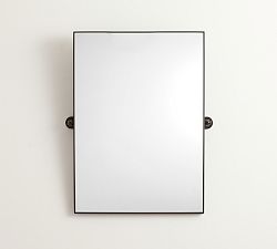 Open Box: Sansome Rectangular Pivot Mirror - Aged Bronze
