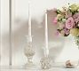 LoveShackFancy Cut Glass Ball Candle Holder