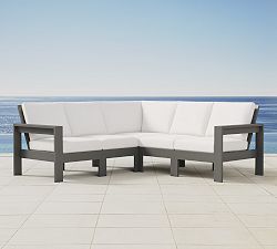 Malibu Metal 5-Piece Outdoor Sectional (85")