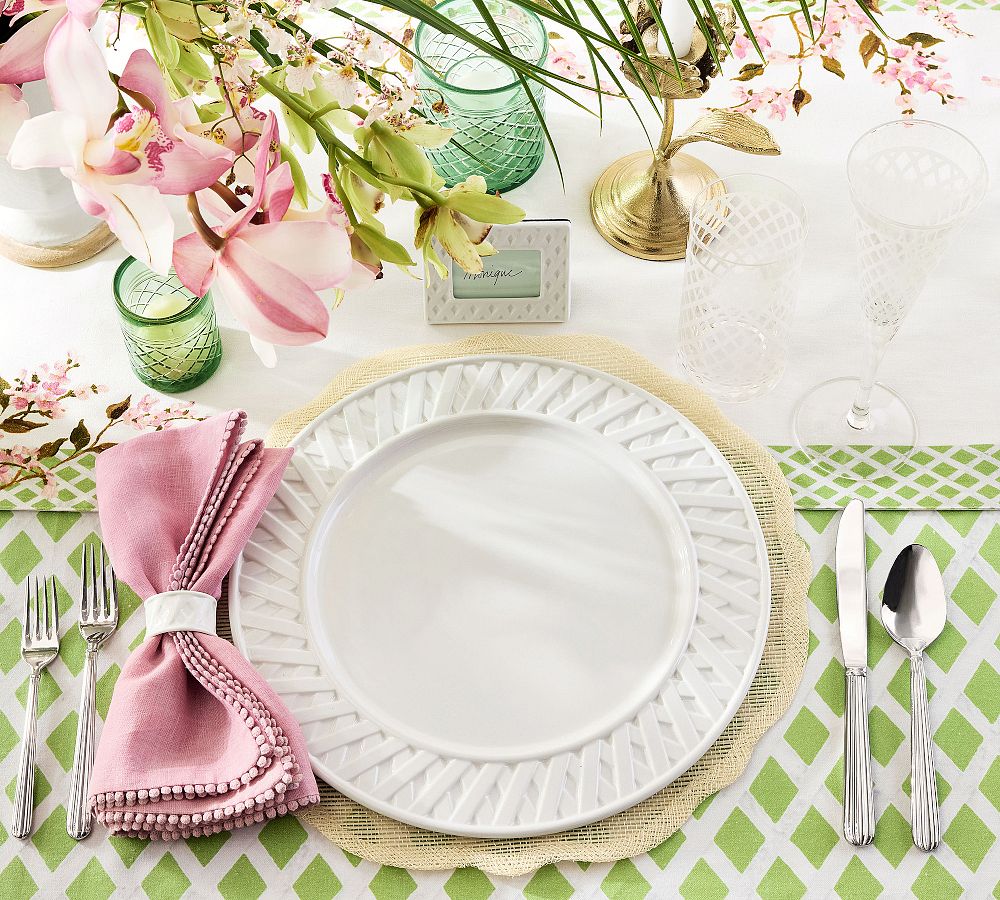 Monique Lhuillier Skylar Charger Plates - Set of 4 by Pottery Barn