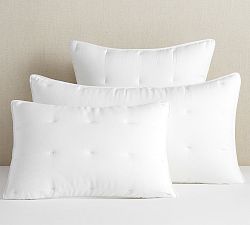 Open Box: Belgian Flax Linen Comforter Sham, Euro, Set of 2 - Cypress