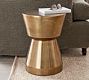 Shae Round Metal Accent Table (14")