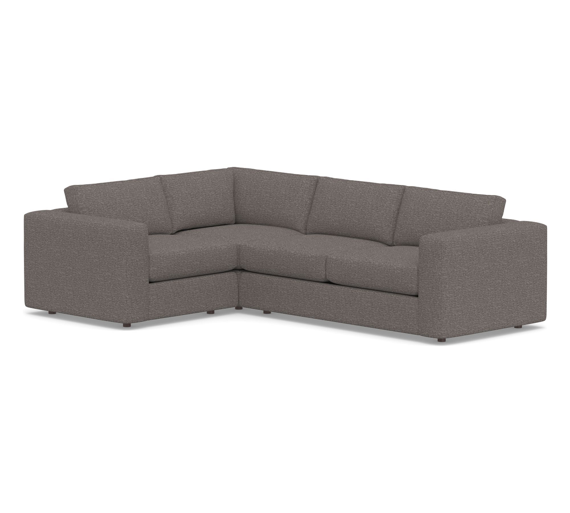 Carmel Wide Arm 3-Piece Sectional (113")