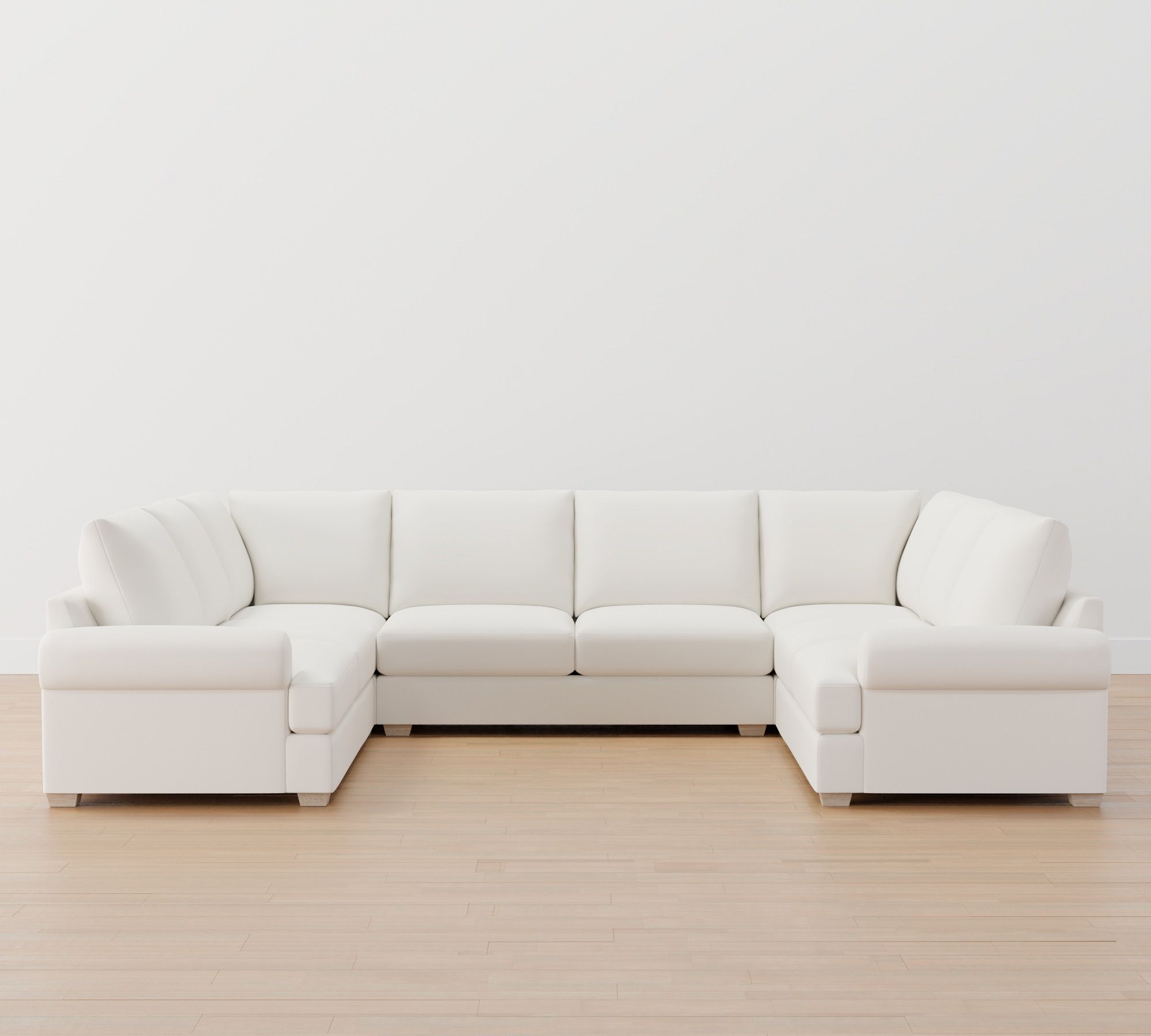 Canyon Roll Arm U-Shaped Sectional (153"&ndash;188")