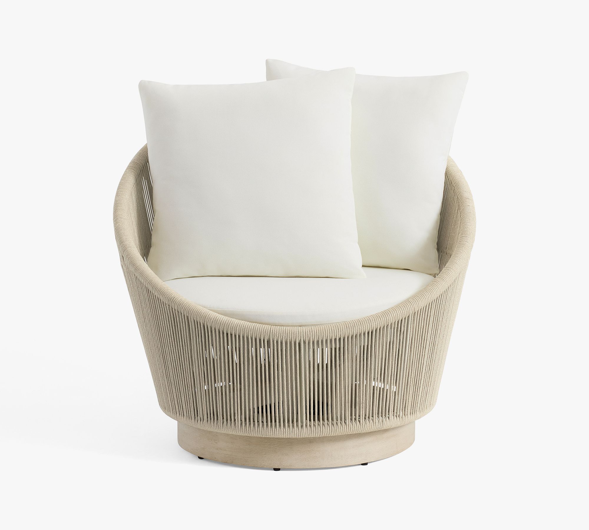 Indio Coastal Swivel Outdoor Papasan