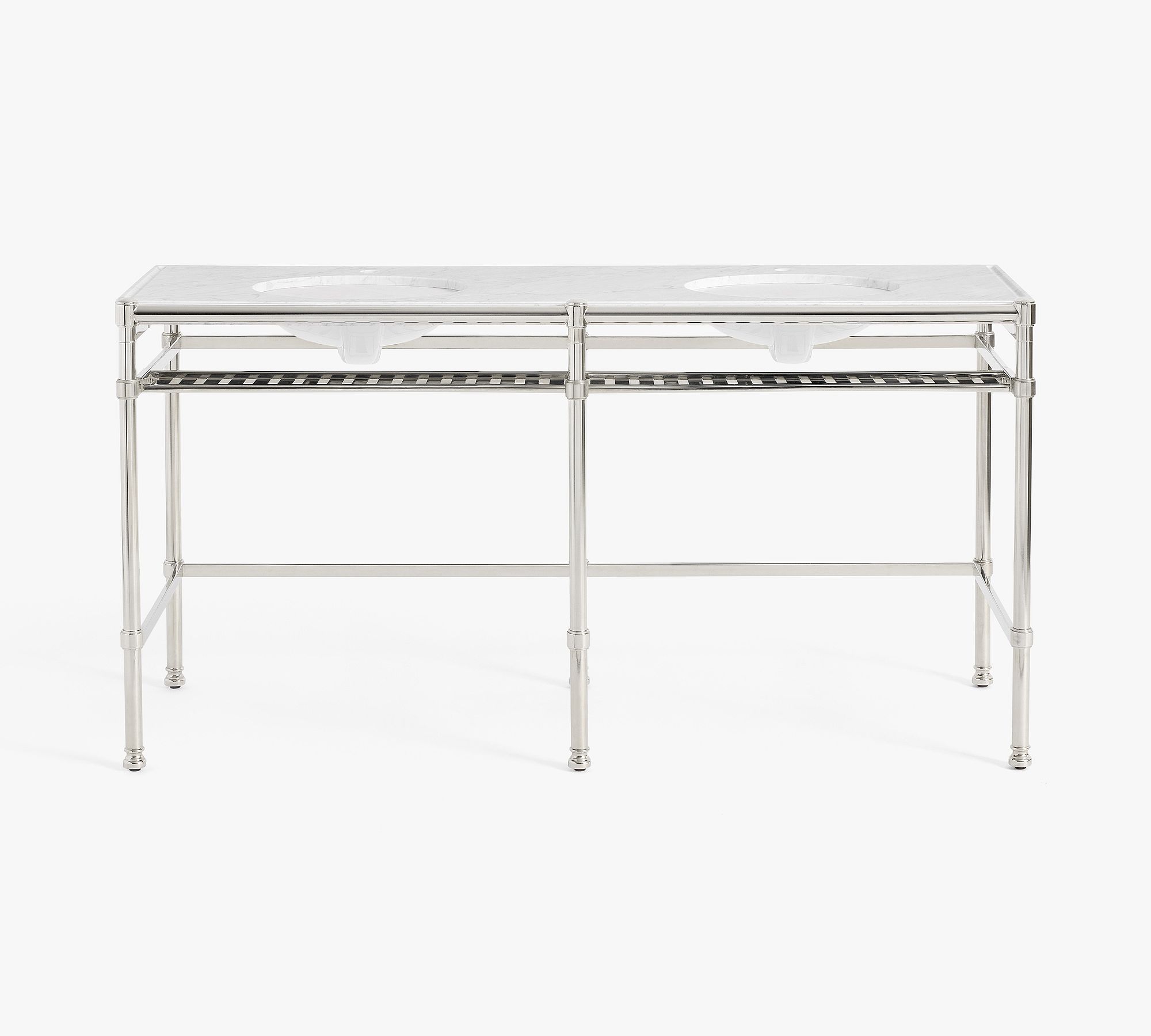 Everson 66" Metal Double Sink Vanity by Michael Graves Design