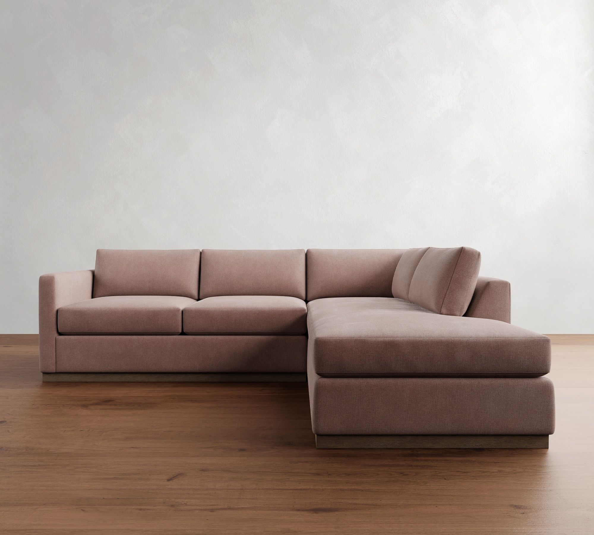Carmel Slim Arm Wood Base Return Bumper Sectional (112"&ndash;124") - thumbnail 10
