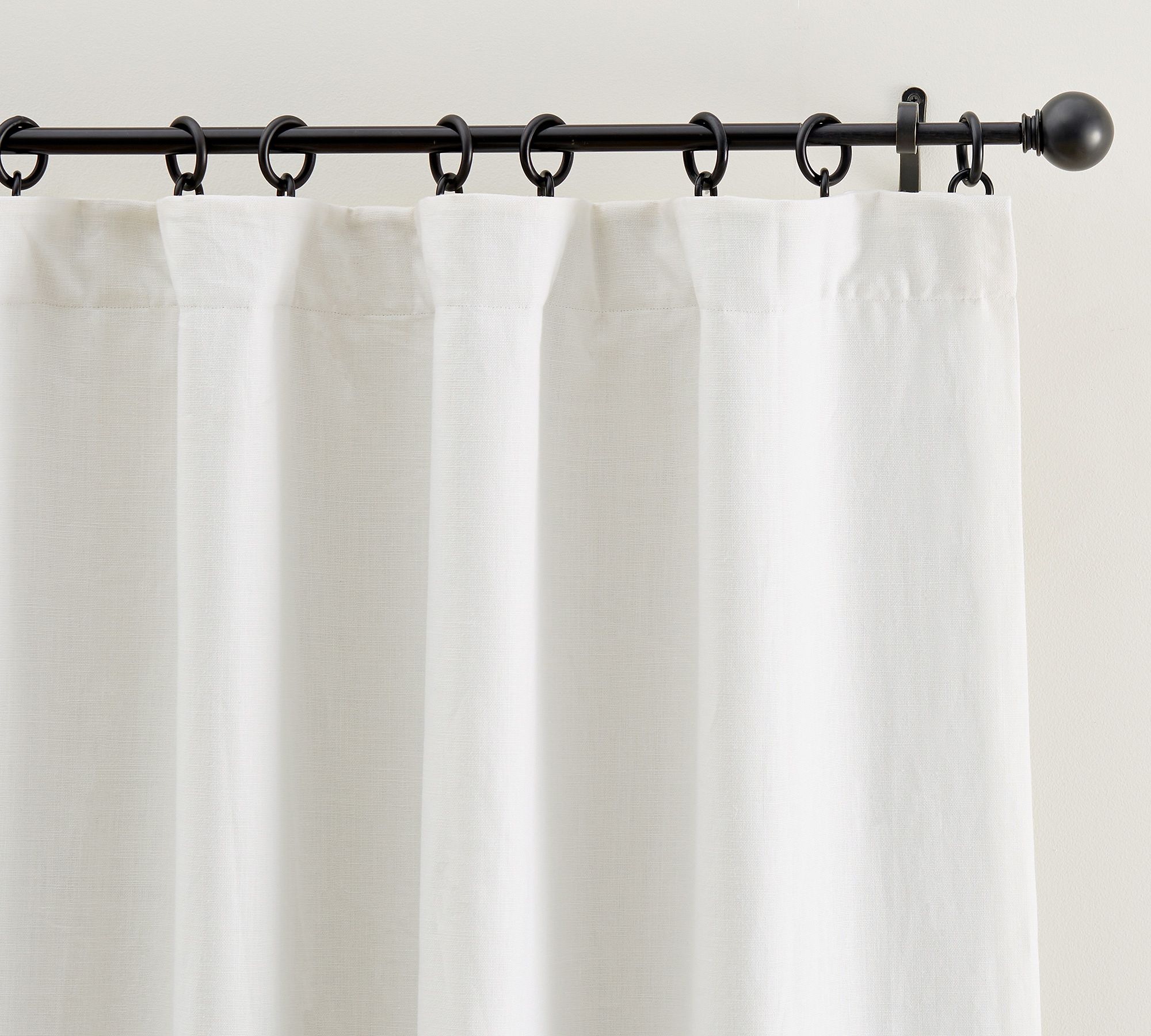 Belgian Linen Unlined Curtain Made with Libeco™ - thumbnail 4