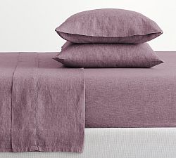 Open Box: Belgian Flax Linen Sheet Set, King - Fig