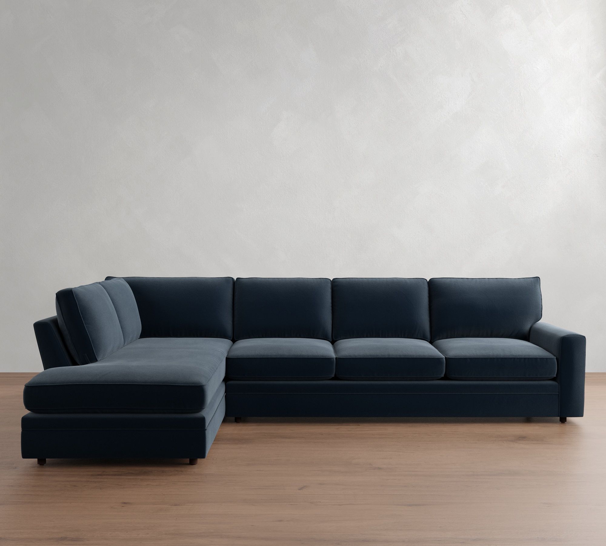 Pearce Square Arm Deep Seat Return Bumper Sectional (115"&ndash;145") - thumbnail 4