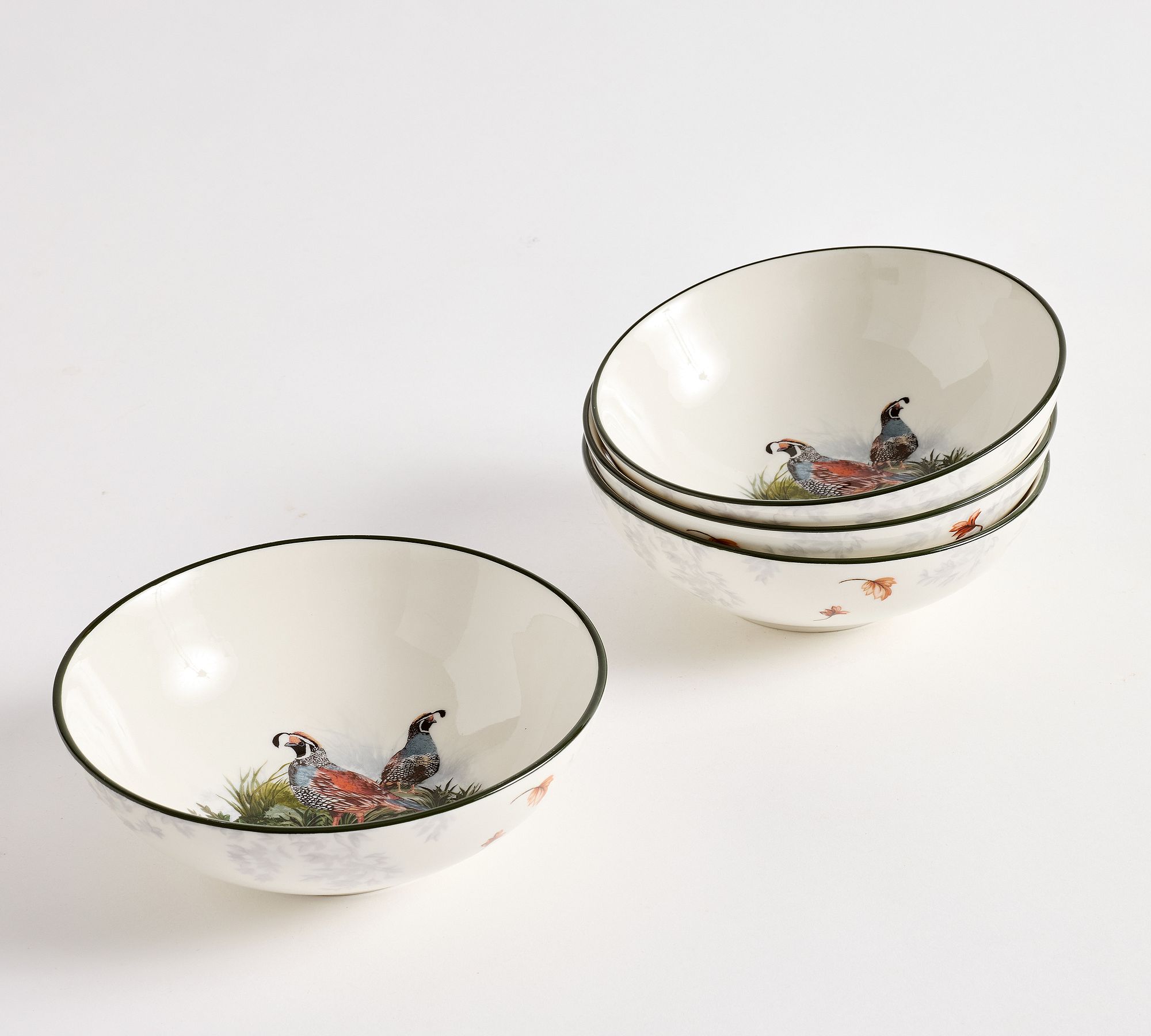 Fantastical Forest Stoneware Cereal Bowls - Set of 4