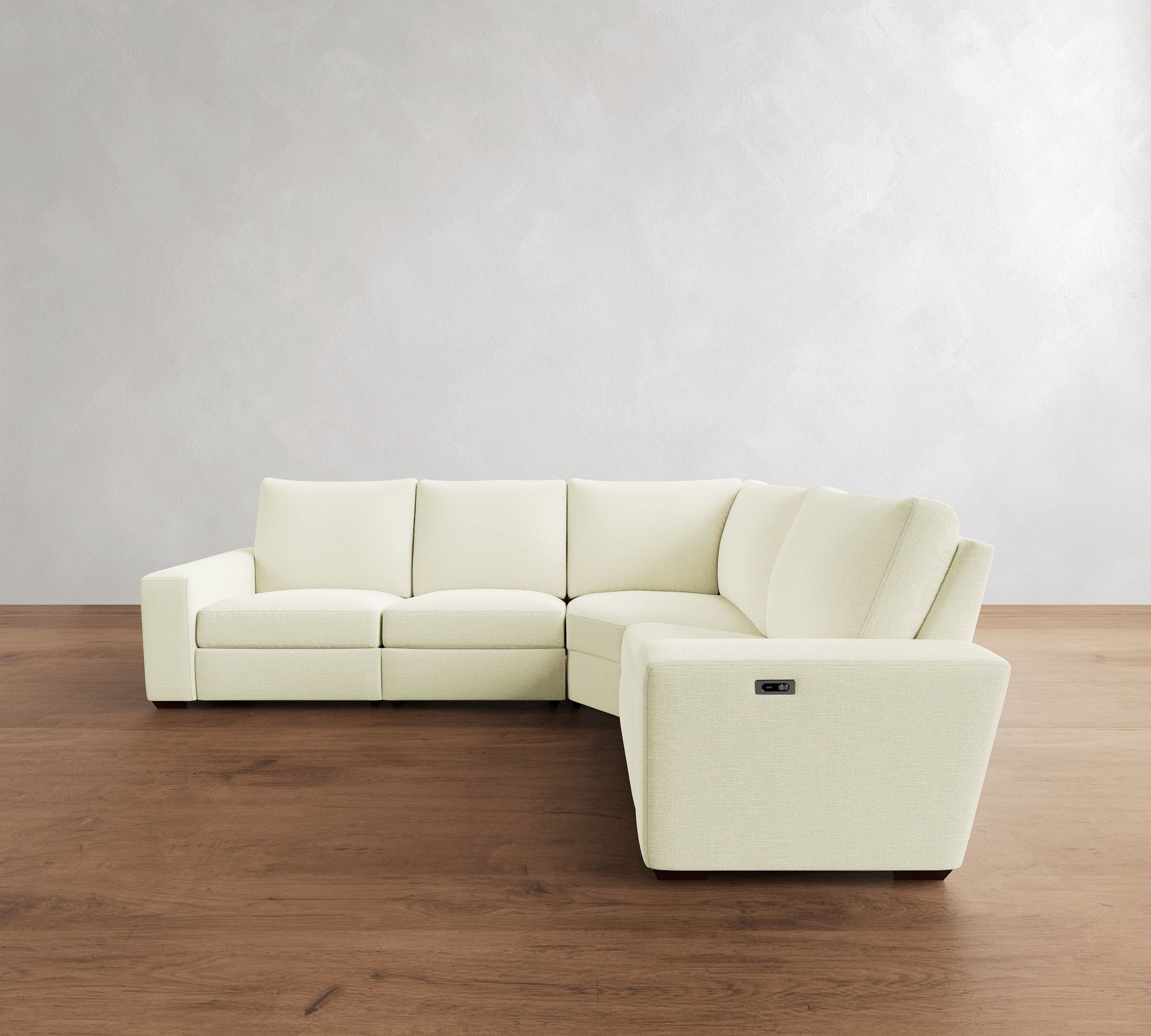 Big Sur Square Arm Reversible Power Reclining Sectional (121") - thumbnail 5