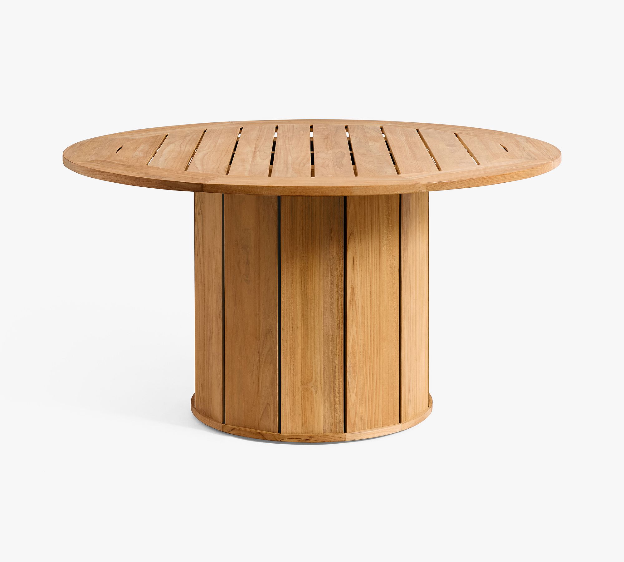 Malibu Teak Round Outdoor Grand Dining Table (56")