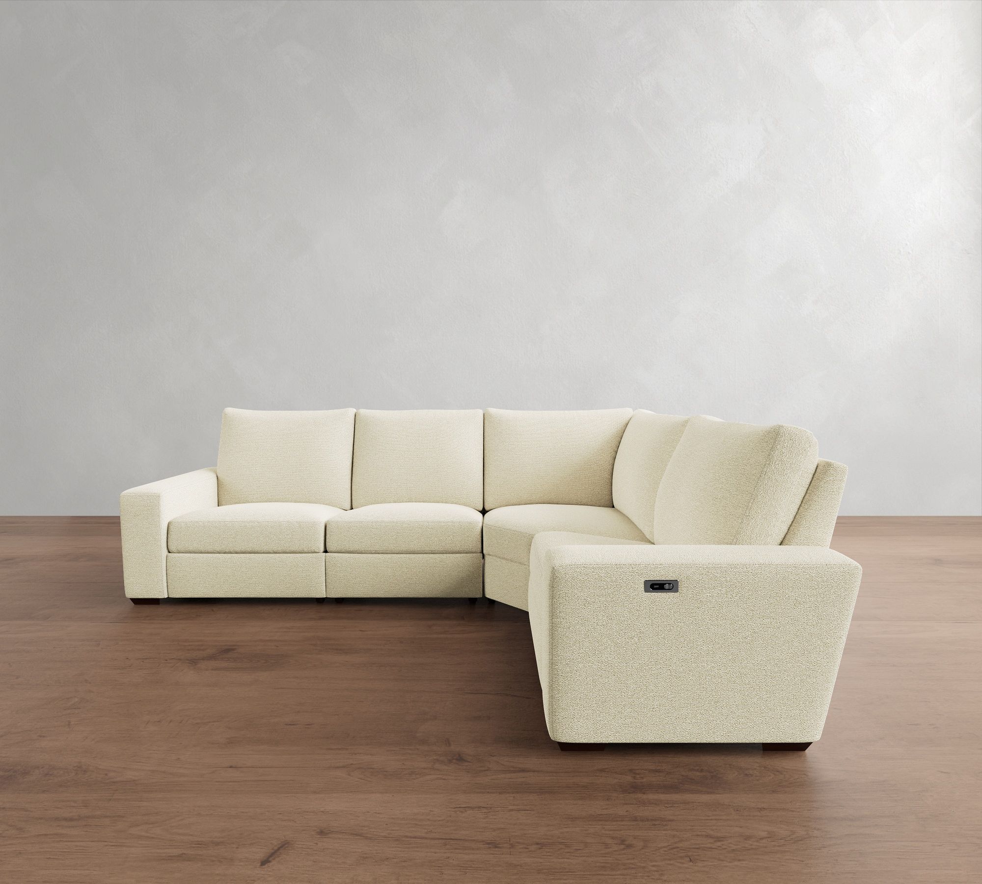 Big Sur Square Arm Reversible Power Reclining Sectional (121") - thumbnail 9