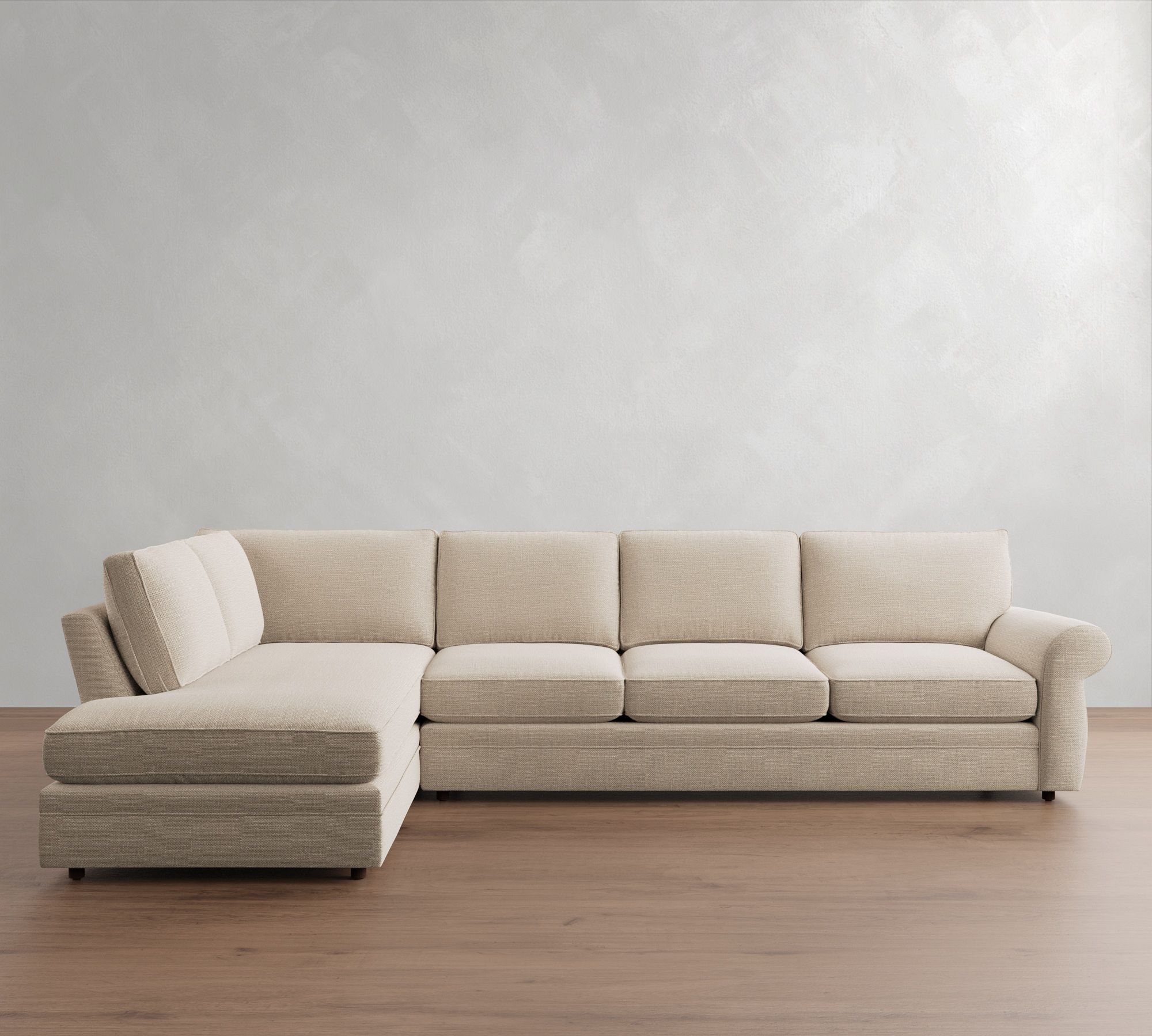 Pearce Roll Arm Deep Seat Return Bumper Sectional (119"&ndash;149") - thumbnail 6