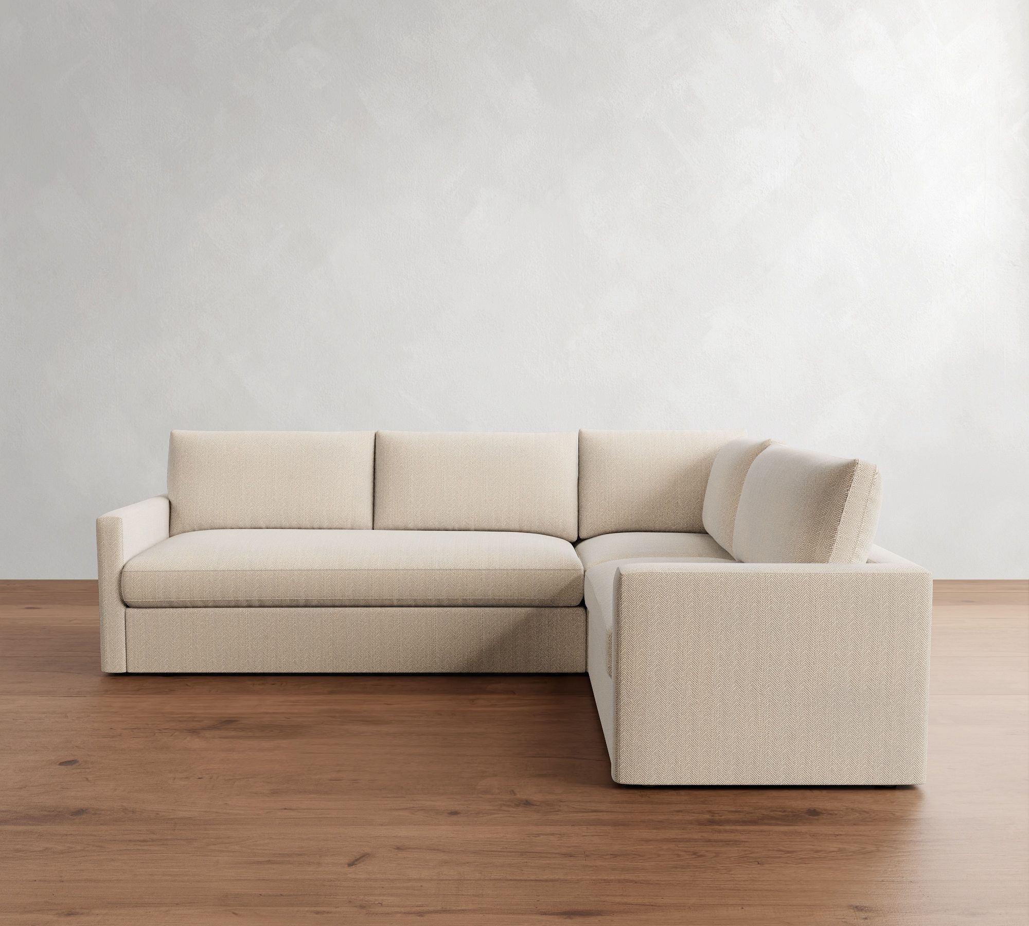 Westwood Slim Arm 3-Piece Sectional (118")