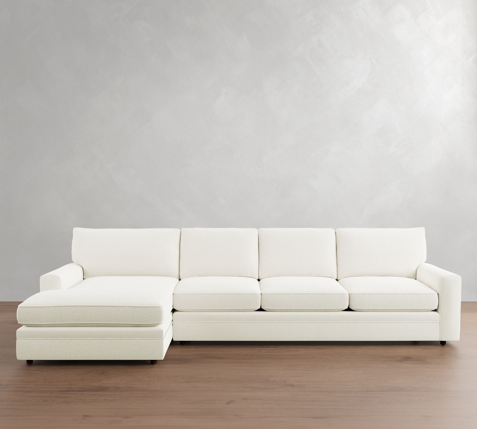 Pearce Square Arm Deep Seat Chaise Sectional (101"&ndash;141") - thumbnail 7