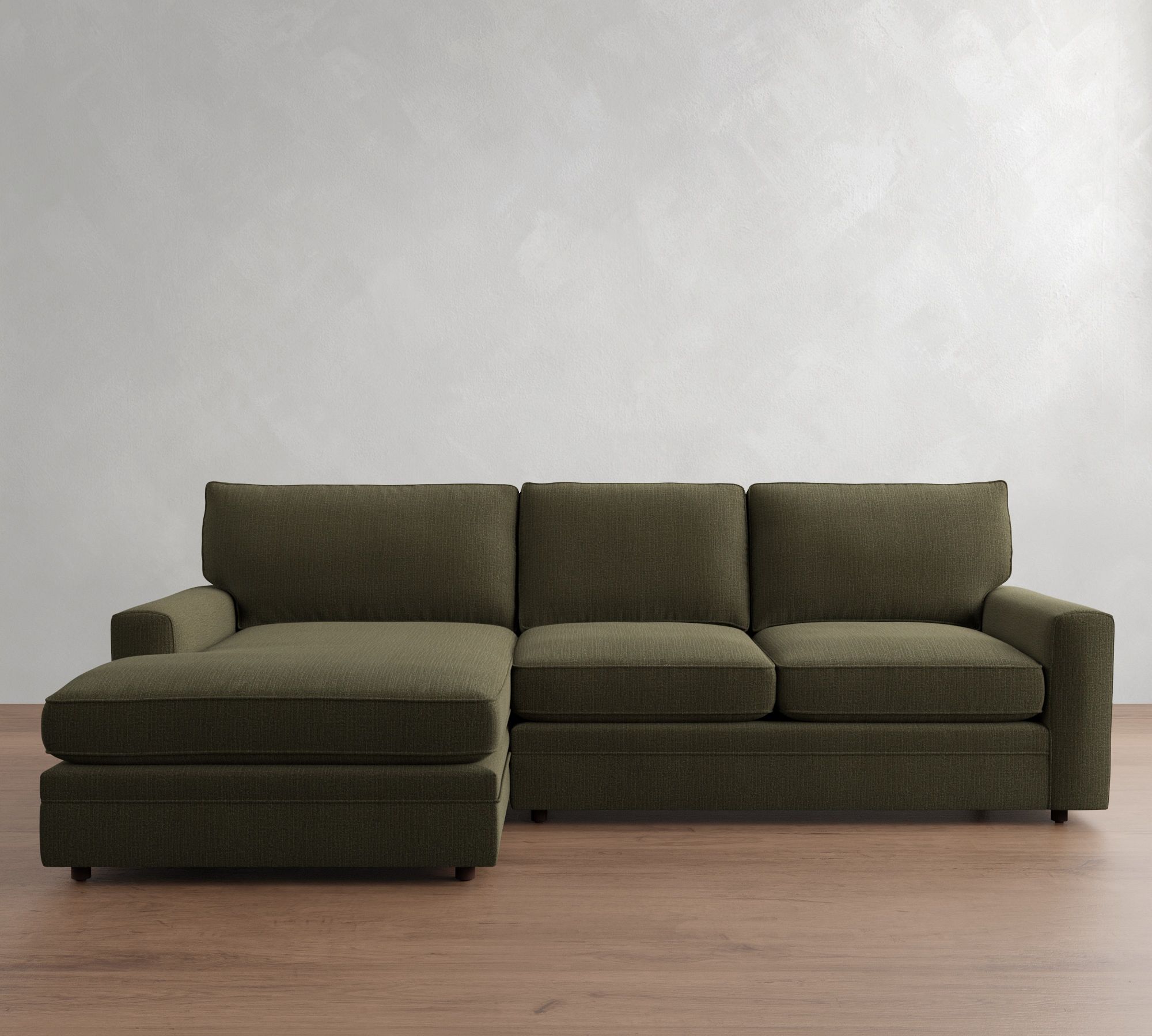 Pearce Square Arm Deep Seat Chaise Sectional (101"&ndash;141") - thumbnail 8