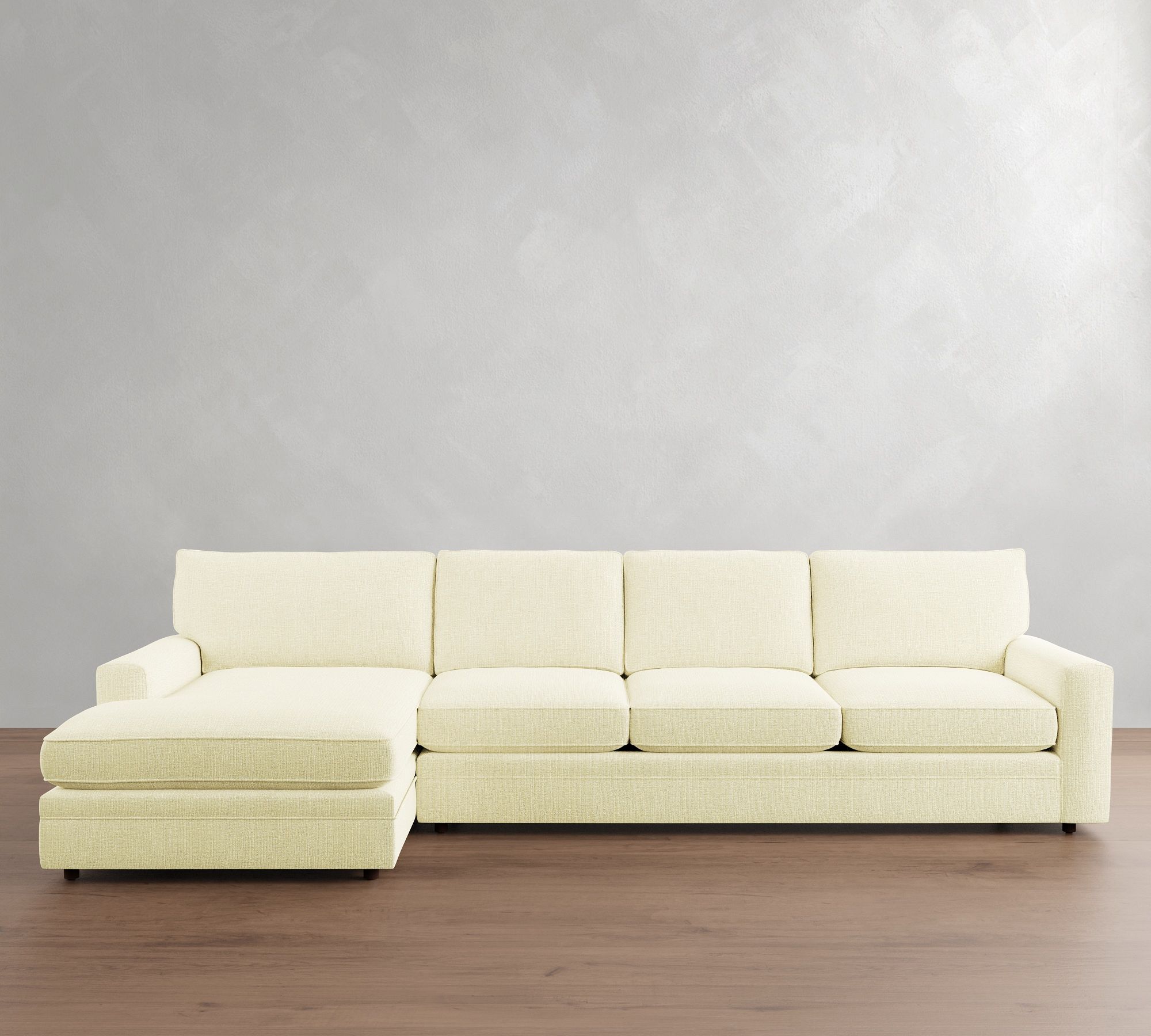 Pearce Square Arm Deep Seat Chaise Sectional (101"&ndash;141") - thumbnail 9