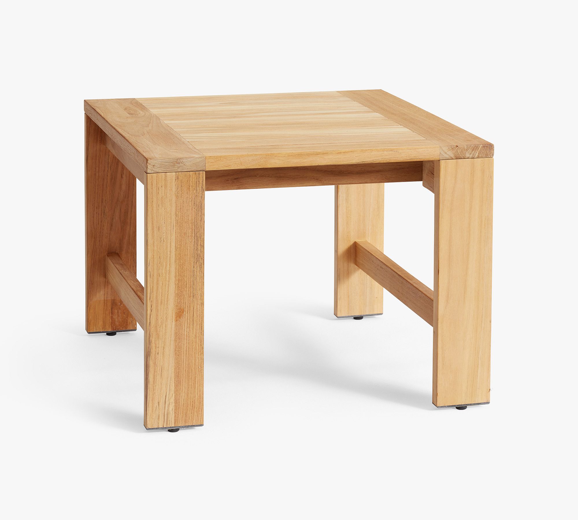 Malibu Teak Square Outdoor Side Table (24")