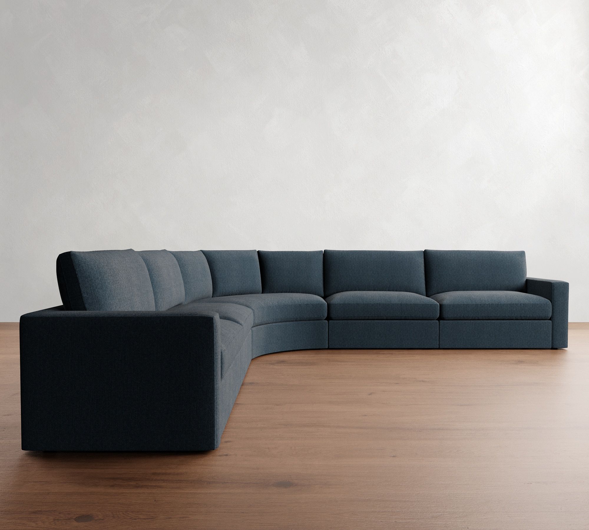 Westwood Square Arm 5-Piece Curved Wedge Sectional (151")