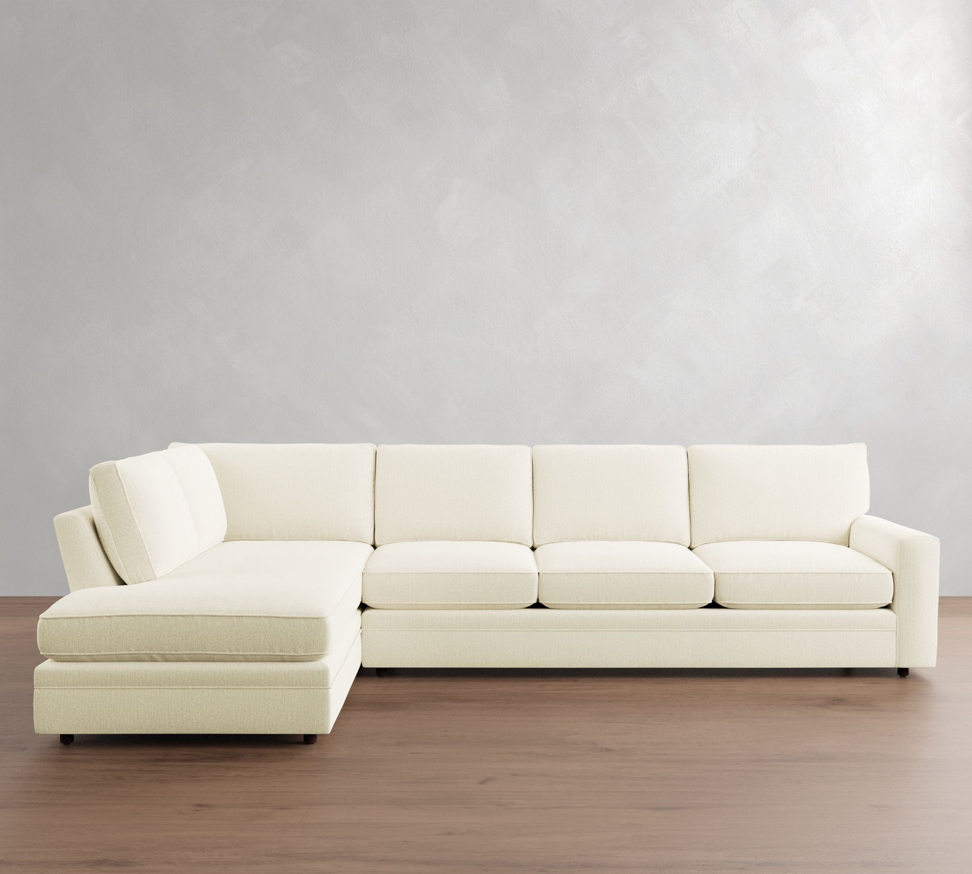 Pearce Square Arm Deep Seat Return Bumper Sectional (115"&ndash;145") - thumbnail 6