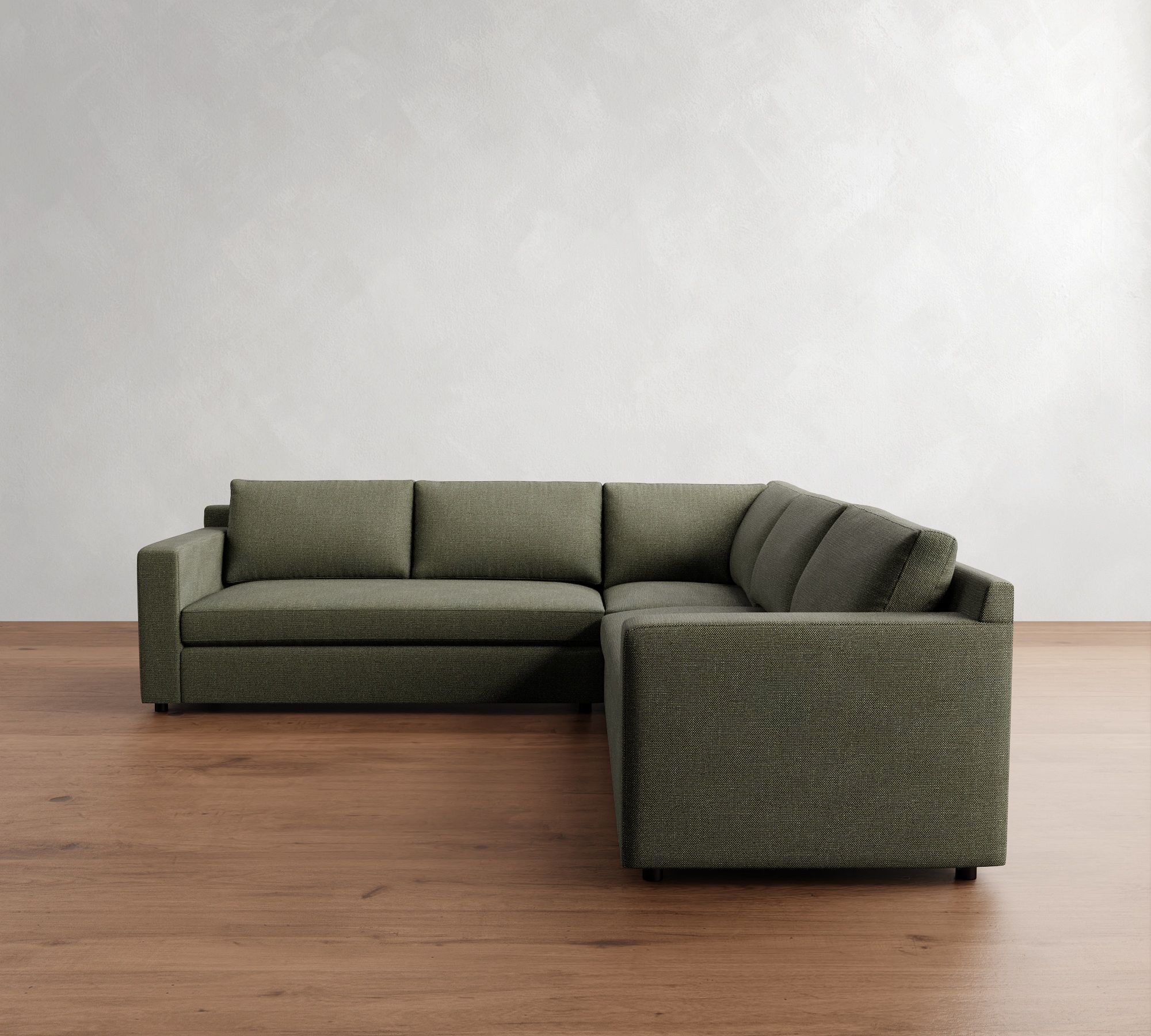 Pacifica Wide Arm 3-Piece L-Shaped Sectional (105"&ndash;109")
