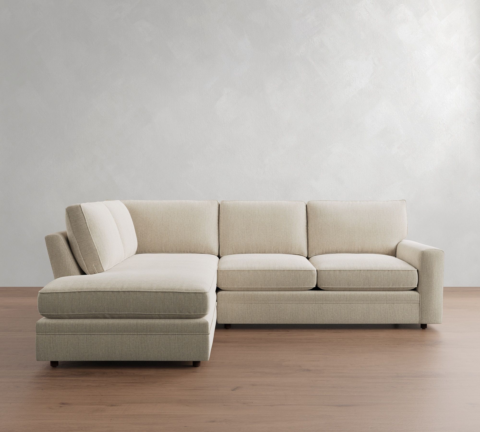 Pearce Square Arm Deep Seat Return Bumper Sectional (115"&ndash;145") - thumbnail 2