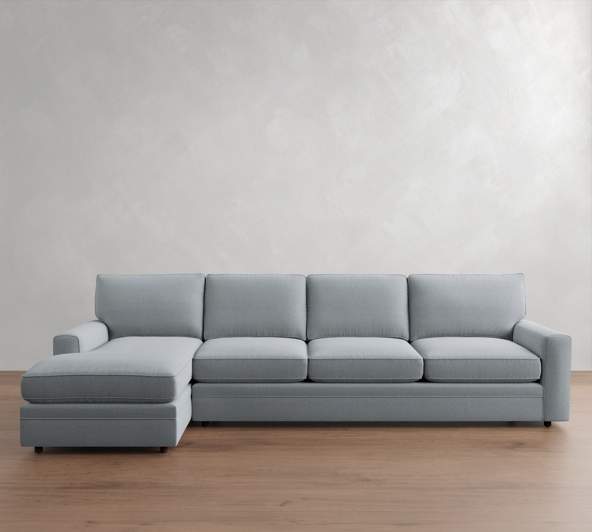 Pearce Square Arm Deep Seat Chaise Sectional (101"&ndash;141") - thumbnail 6