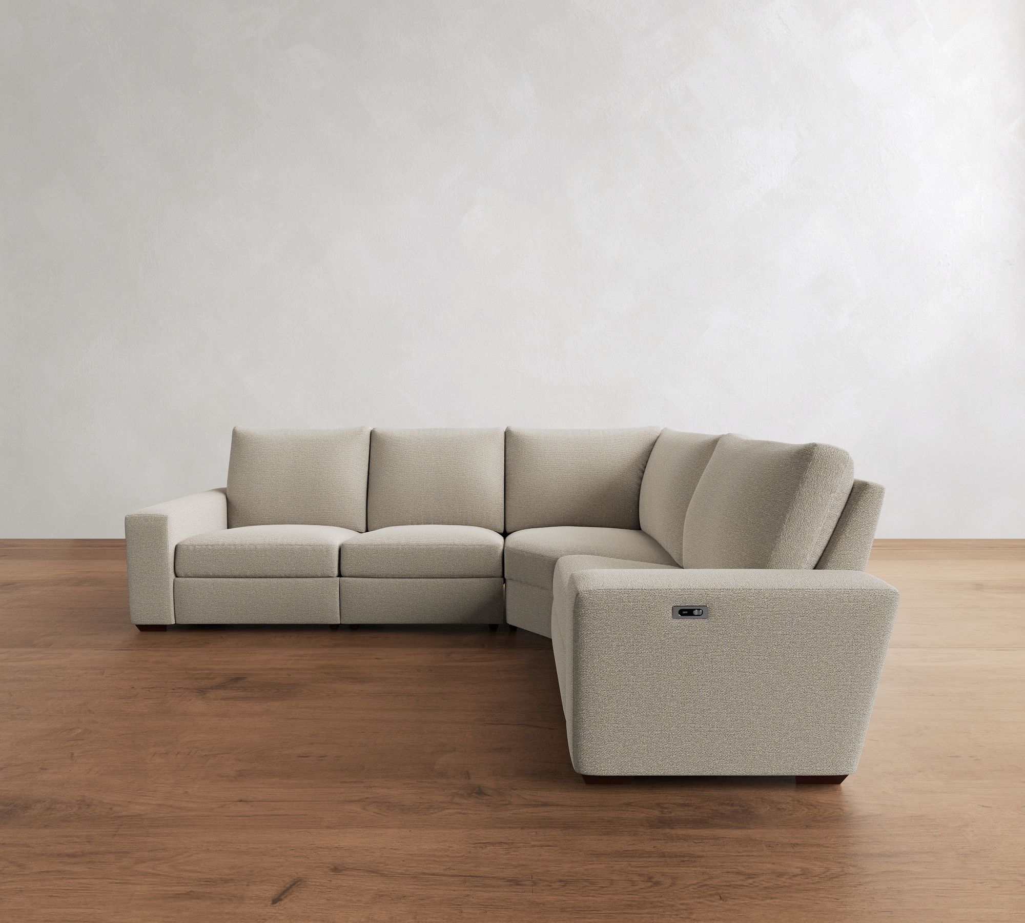Big Sur Square Arm Reversible Power Reclining Sectional (121") - thumbnail 10