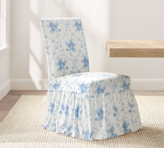 LoveShackFancy Slipcovered Side Chair by Pottery Barn