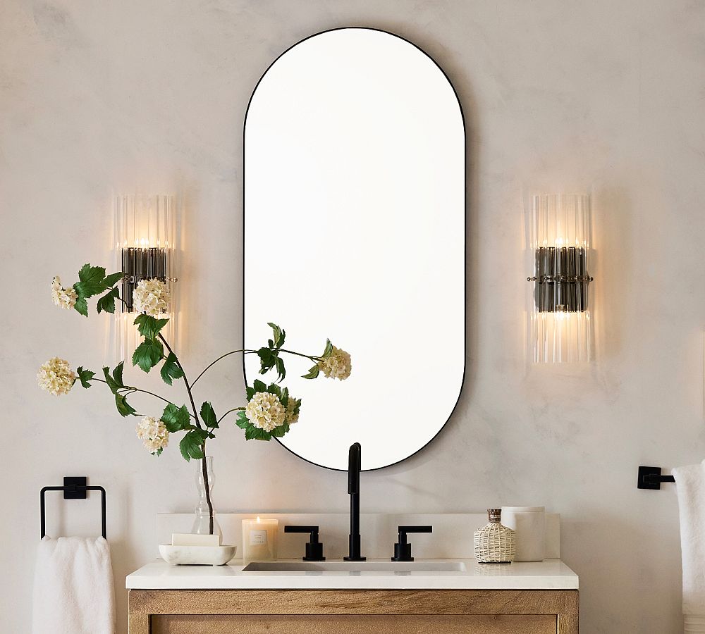 Blake Pill Shaped Mirror by Pottery Barn