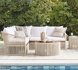 Lakewood Rope 3-Piece Outdoor Sectional (91")