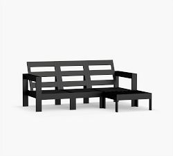 Malibu Metal 4-Piece Outdoor Sectional (77")