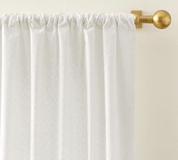 Monique Lhuillier Trelliage Textured Curtain