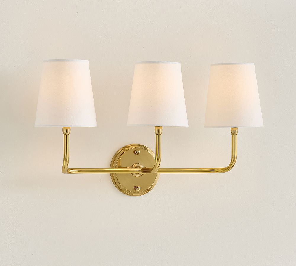 Sansome Metal Triple Sconce (22") by Pottery Barn