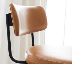 Maison Leather Swivel Bar &amp; Counter Stools