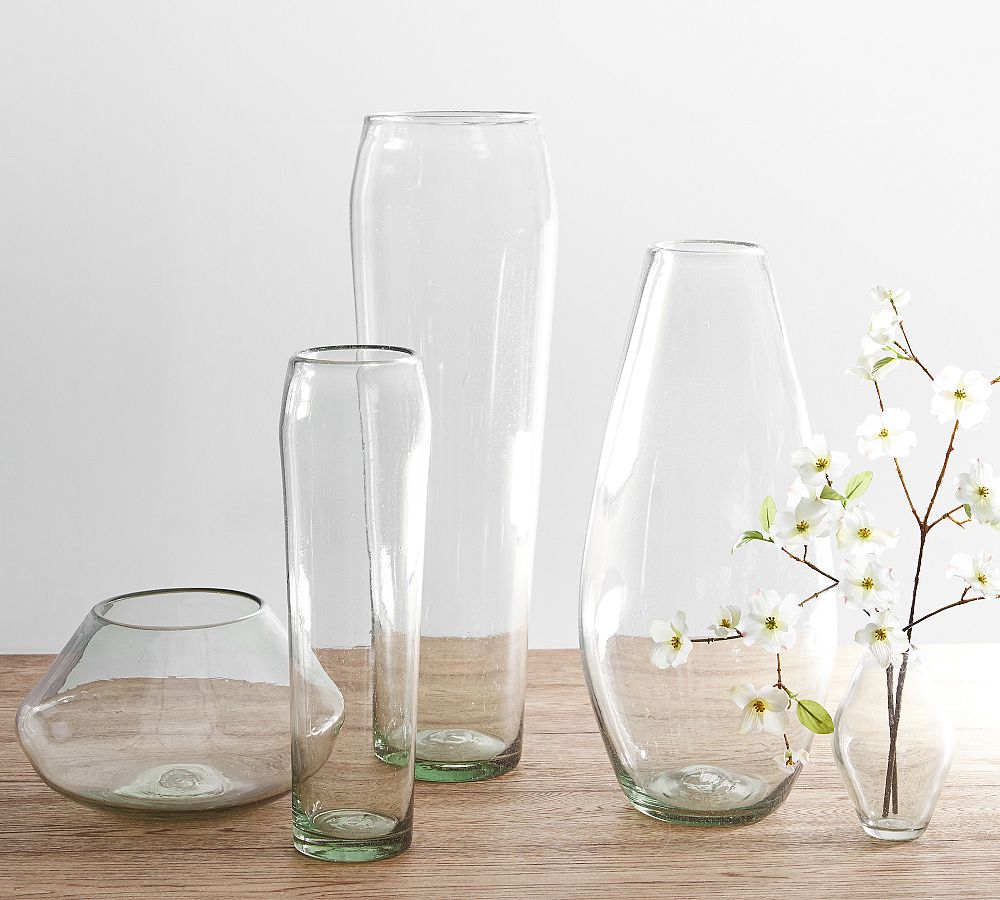 Nouvel Handcrafted Recycled Glass Vases by Pottery Barn