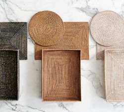 Tava Handwoven Rattan Rectangular Placemats