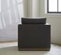 Jake Seadrift Wood Base Swivel Chair