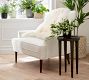 Jamie Round Metal Accent Table (12")