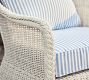 LoveShackFancy Wicker Swivel Outdoor Lounge Chair