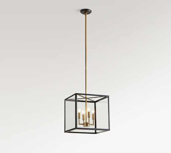 Manor Glass Square Indoor/Outdoor Pendant (14