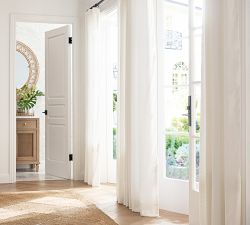 Monique Lhuillier Trelliage Textured Curtain