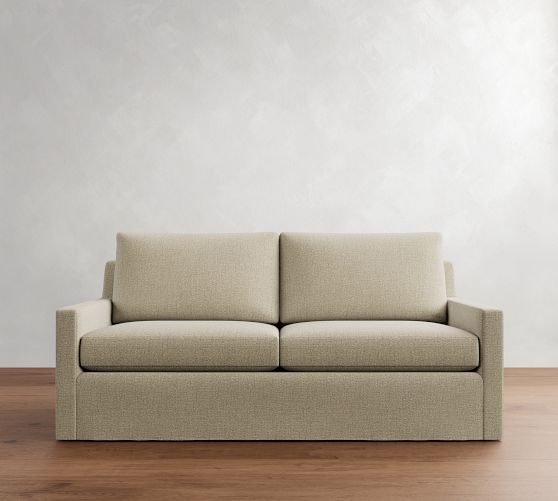Ayden Square Arm Slipcovered Sleeper Sofa (78") by Pottery Barn