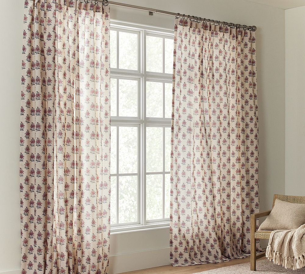 Arnica Bhotah Floral Curtain by Pottery Barn
