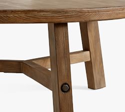 Rustic Farmhouse Round Coffee Table (44")