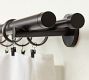 Standard Modern Hardware Double Rod with Hidden Connection Bracket