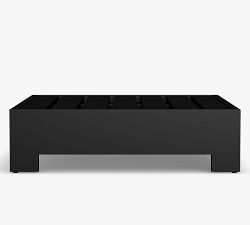 Malibu Metal Platform Outdoor Ottoman (33")